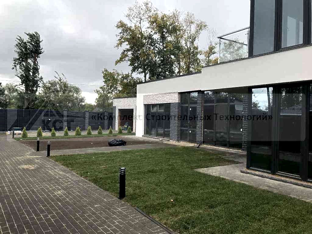 2 Коттеджа по 180 м² и 2 банных комплекса в п. Васильево. Фотография со строительства объекта, фото 5