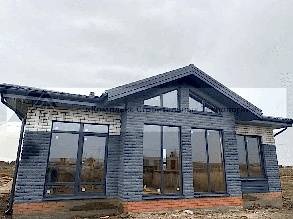 Дом 86 м² в КП «Новые Сокуры». Фотография со строительства объекта, фото 6