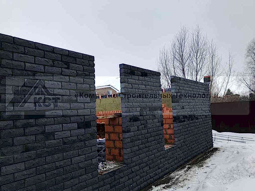 2 Коттеджа по 180 м² и 2 банных комплекса в п. Васильево. Фотография со строительства объекта, фото 25