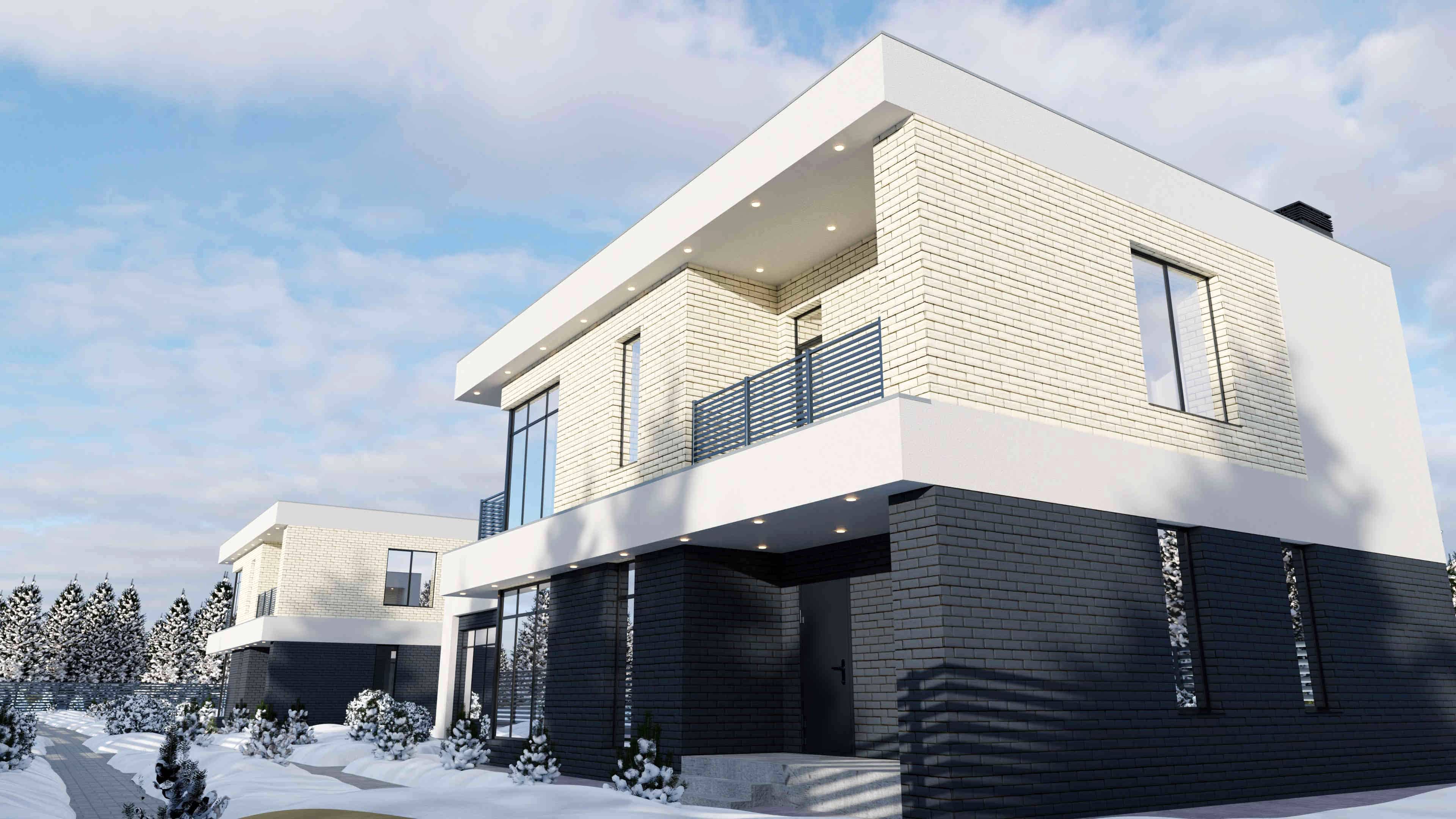 2 Коттеджа по 180 м² и 2 банных комплекса в п. Васильево. Проект дома, фото 7