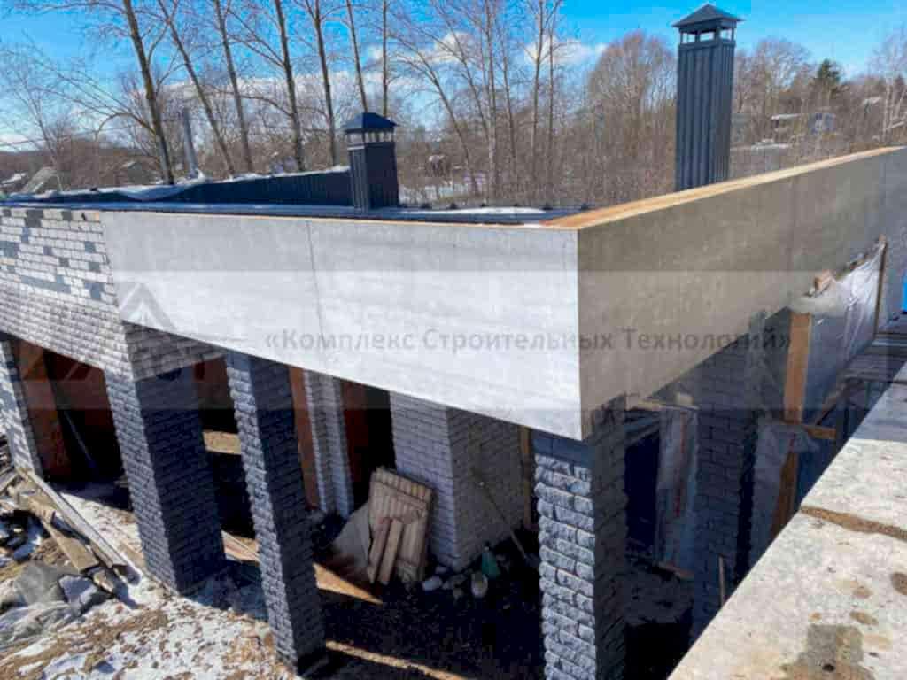 2 Коттеджа по 180 м² и 2 банных комплекса в п. Васильево. Фотография со строительства объекта, фото 17