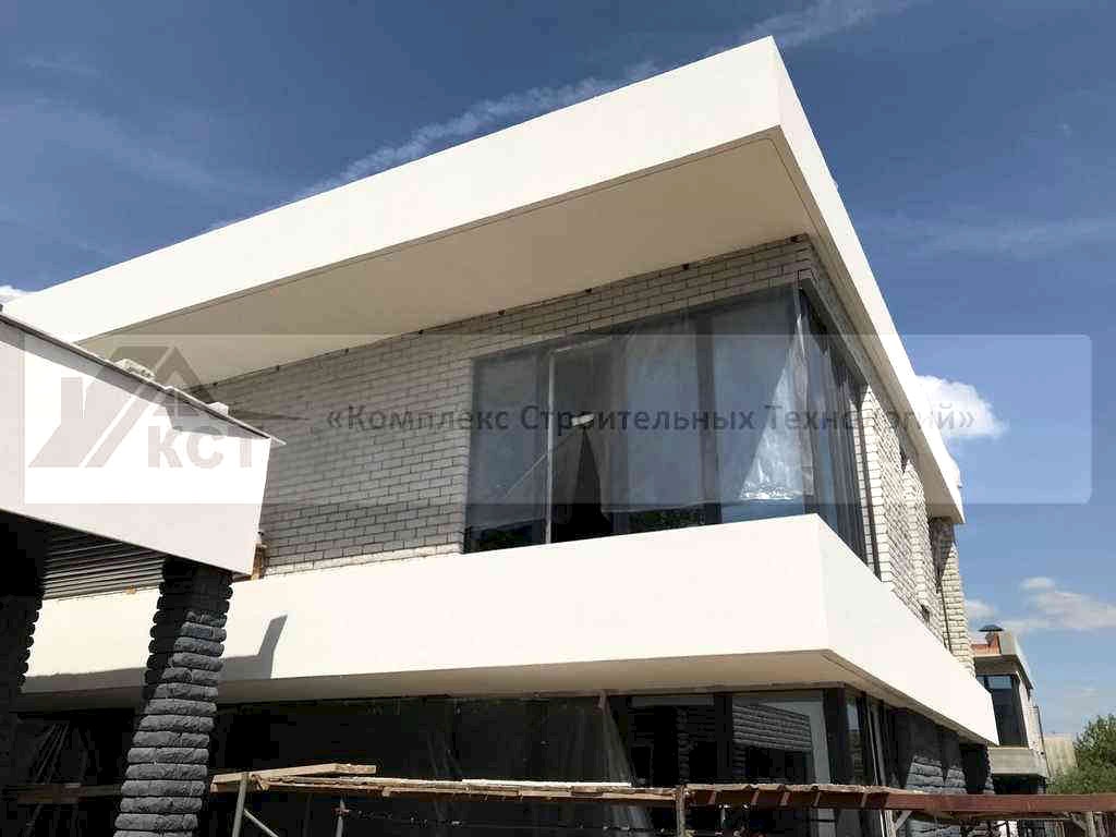 2 Коттеджа по 180 м² и 2 банных комплекса в п. Васильево. Фотография со строительства объекта, фото 2