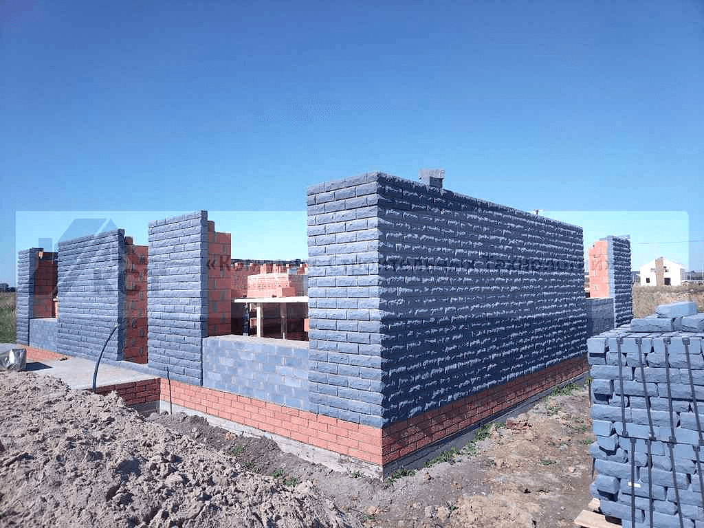 Дом 86 м² в КП «Новые Сокуры». Фотография со строительства объекта, фото 23