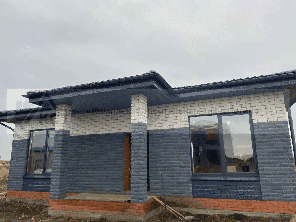 Дом 86 м² в КП «Новые Сокуры». Фотография со строительства объекта, фото 7