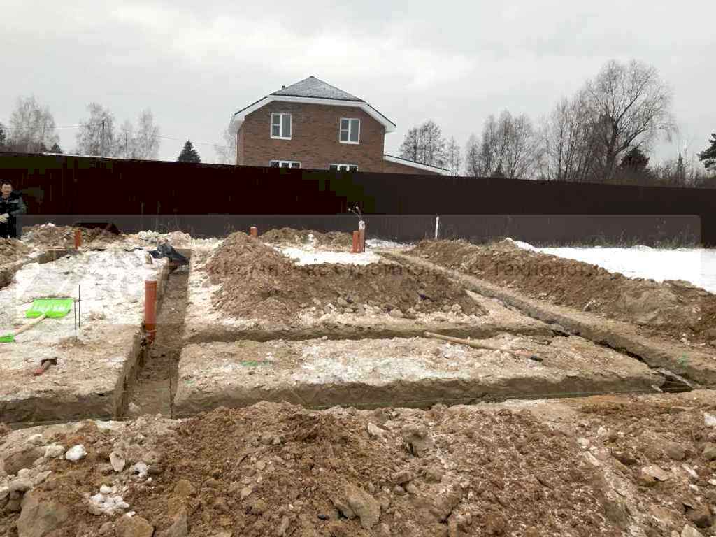 2 Коттеджа по 180 м² и 2 банных комплекса в п. Васильево. Фотография со строительства объекта, фото 33