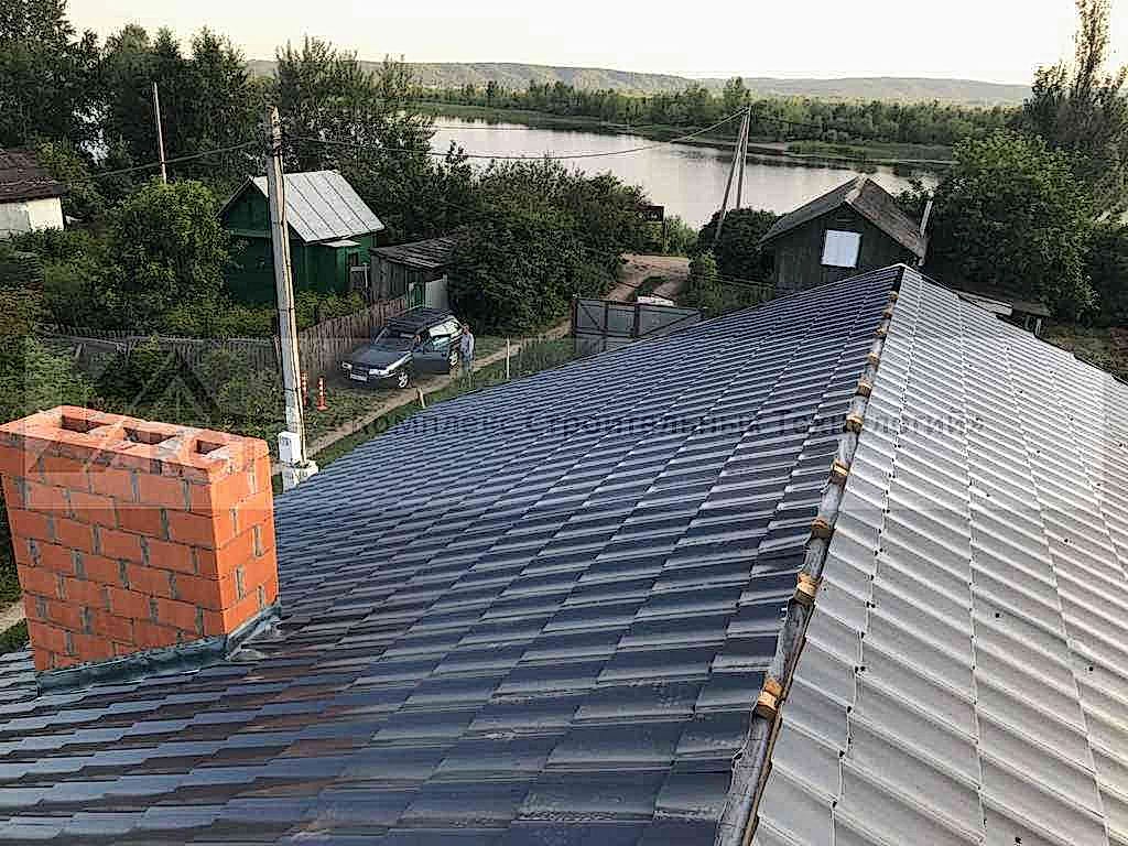 2 Коттеджа по 180 м² и 2 банных комплекса в п. Васильево. Фотография со строительства объекта, фото 12