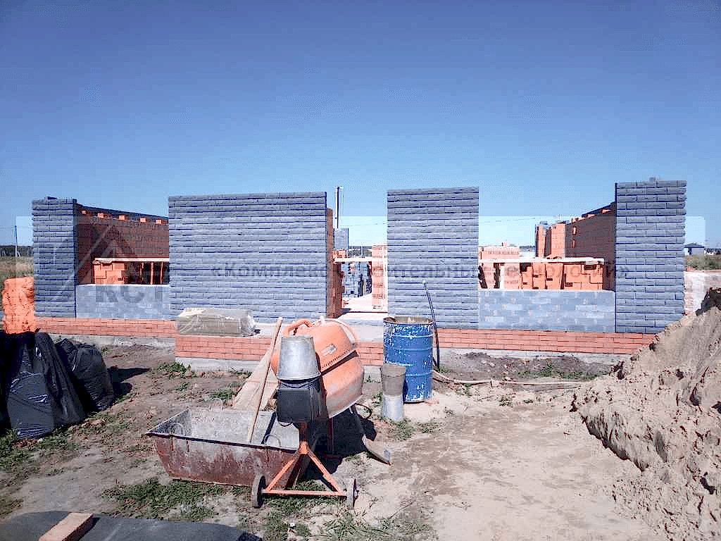 Дом 86 м² в КП «Новые Сокуры». Фотография со строительства объекта, фото 22