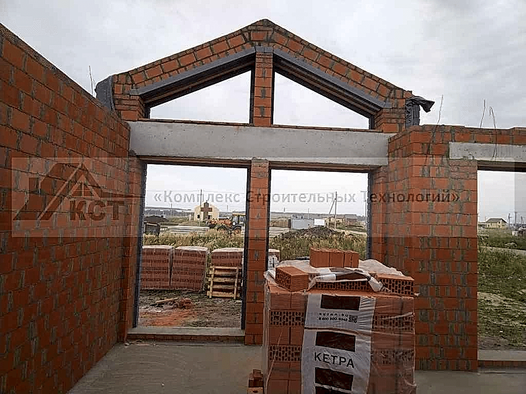 Дом 86 м² в КП «Новые Сокуры». Фотография со строительства объекта, фото 19