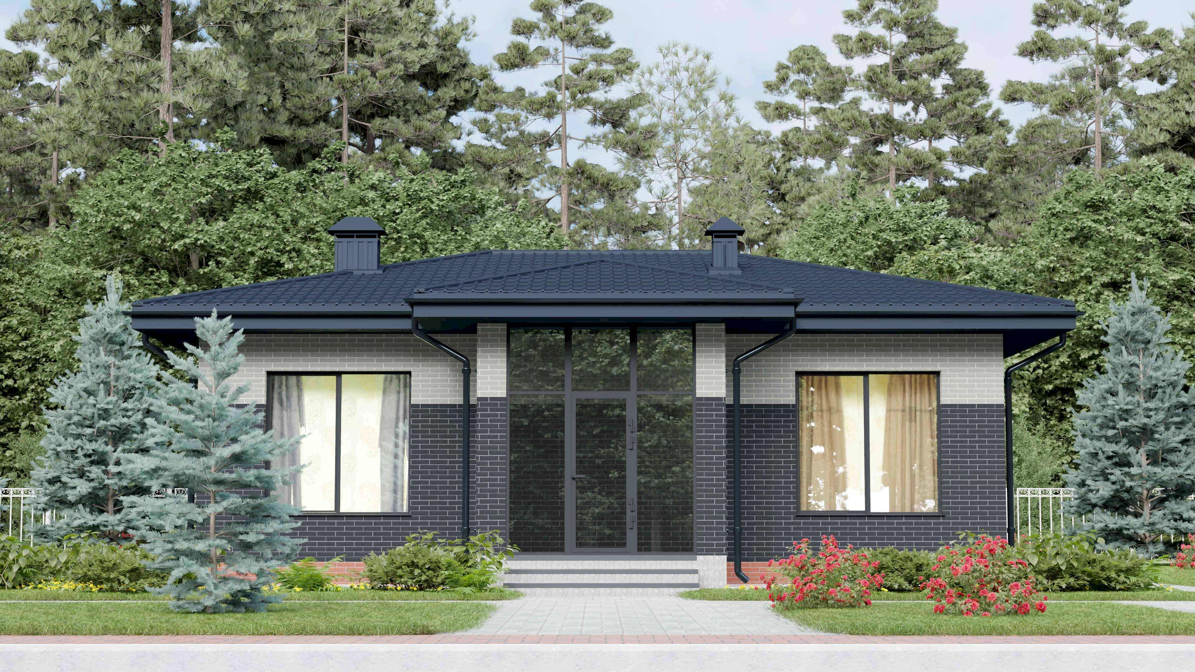 Дом 86 м² в КП «Новые Сокуры». Проект дома, фото 1