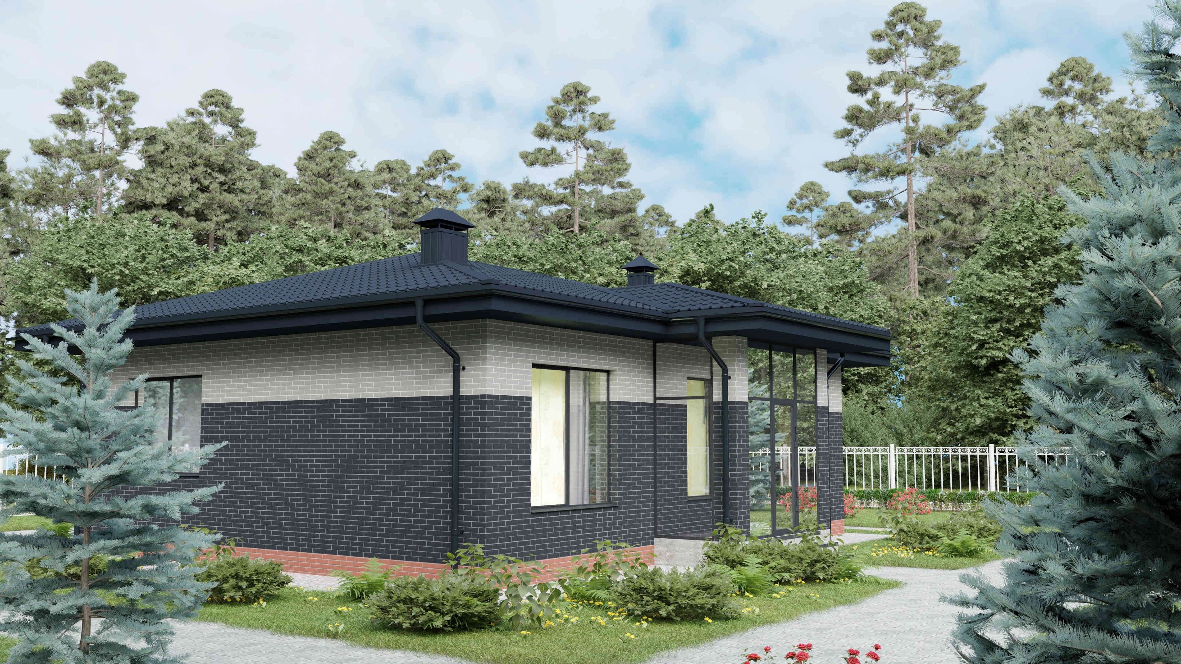 Дом 86 м² в КП «Новые Сокуры». Проект дома, фото 3