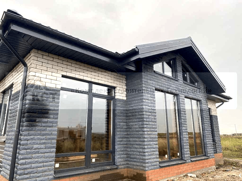 Дом 86 м² в КП «Новые Сокуры». Фотография со строительства объекта, фото 5