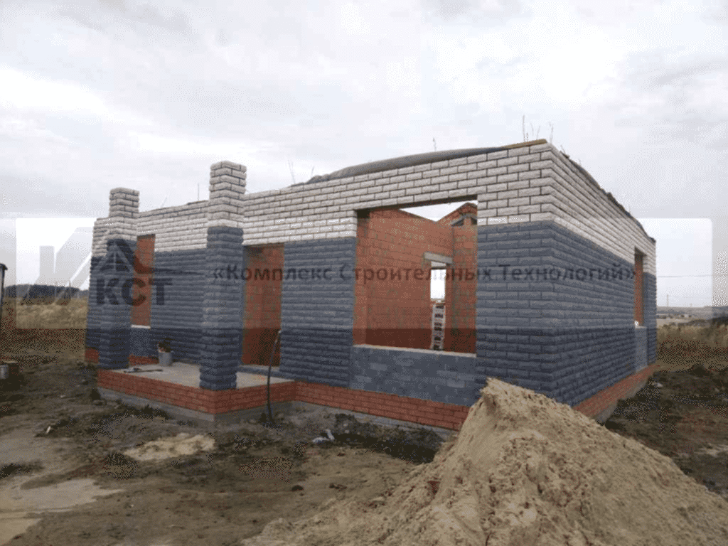 Дом 86 м² в КП «Новые Сокуры». Фотография со строительства объекта, фото 17