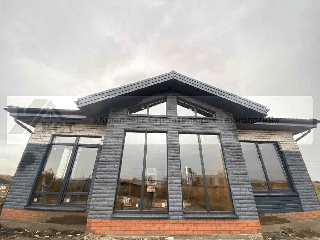 Дом 86 м² в КП «Новые Сокуры». Фотография со строительства объекта, фото 8